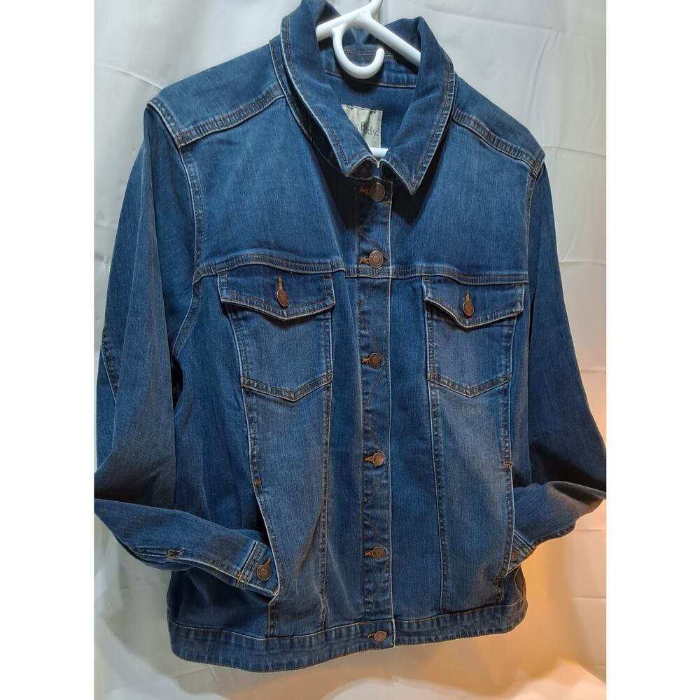 Anybody Denim Jacket Sz 1X - Picture 3 of 8